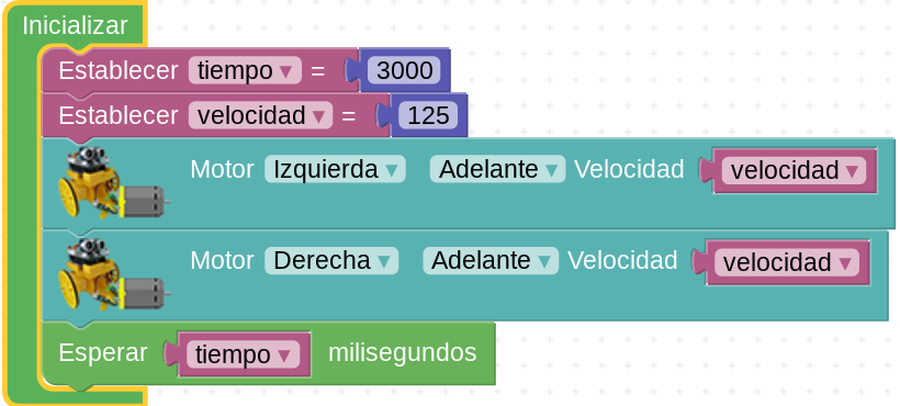 Código con variables