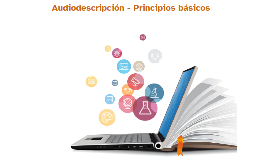 Imagen que muestra la portada del documento de rúbrica para la audiodescripción.