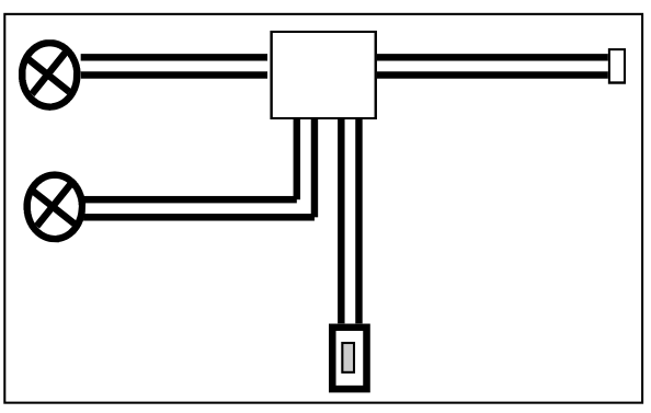 Circuito con dos bombillas